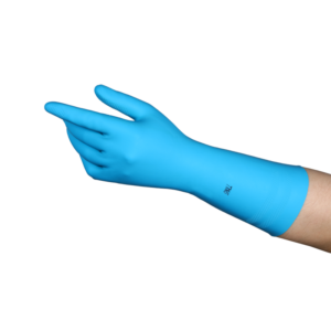 This re-usable utility glove offers adequate protection from chemicals and harsh materials whilst featuring a diamond-embossed external surface to