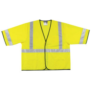 Class 3 Solid Lime Safety Vest