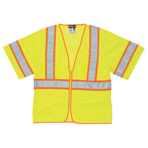 Class 3 Solid Lime Safety Vest