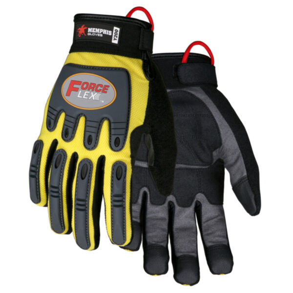Mechanics Work Gloves with TPR back of hand